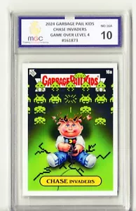 2024 - Garbage Pail Kids Game Over Level 4 - #16a Chase Invaders (MGC 10) - Picture 1 of 2