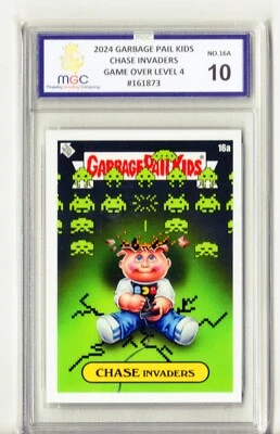 2024 - Garbage Pail Kids Game Over Level 4 - #16a Chase Invaders  (MGC 10) - Image 1 of 2