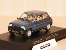 Renault 5 / R5 Alpine Turbo de 1983 au 1/43 de NOREV 510534 Bleu Navy