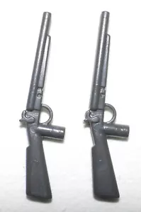 22151, 2 fucili da caccia, fucile, fucile, western, grigio scuro - Foto 1 di 1