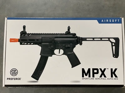 SIG Sauer ProForce Sportline MPX-K Airsoft AEG Automático AIR-UD-PF-MPXSLAEG Foto 1 de 4
