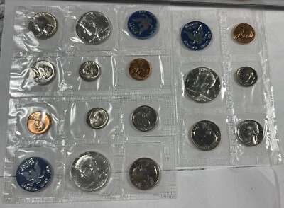 1965 Special Mint Sets opened. (#18098) Fresh sets. All with small sticker remov - Image 1 of 4