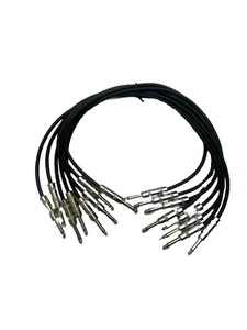 Seismic Audio Black  1/4 Wide 27 “ Long Set  of 8 - Picture 1 of 4