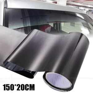 150cm Black Sun Visor Strip Tint Film Car Front Windshield UV Shade Accessories - Picture 1 of 14
