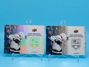 2023-24 Upper Deck Series 2 ZACK MacEWEN Director of Boards Sparkle + Base DB-9 - Picture 1 of 2