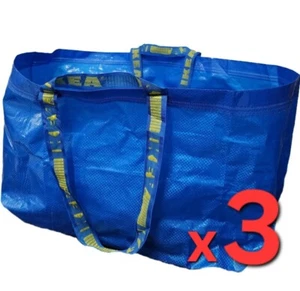 IKEA FRATKA BLUE BAG (Set Of 3) - Picture 1 of 4