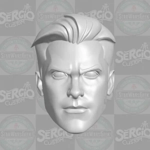 Mark Grayson v2 Invincible custom head for 1:10 1:12 1:18 1:6 action figures - Picture 1 of 1