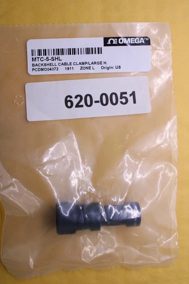 Omega MTC-5-SHL 5 Cavity Backshell Cable Clamp MTC5SHL  - Image 1 of 1