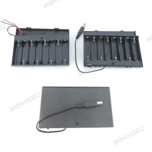 12V 8 AA Holder Storage box Case DC plug 1.5V power Battery Wire 8 X 1.5V AA - Picture 1 of 8