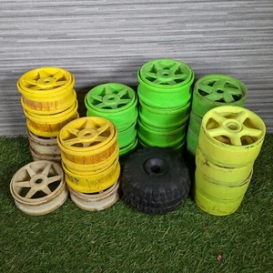 Vintage Buggy RC Car Off Road Wheels Rims Job lot x22 - Picture 1 of 15
