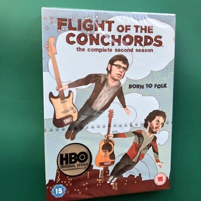 FLIGHT OF THE CONCHORDS Season 2 Comedy DVD Bret McKenzie Jemaine Clement HBO R2 - Image 1 of 4