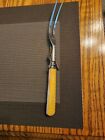 Bakelite? Handle Meat-Carving Fork with Stand: 10in length