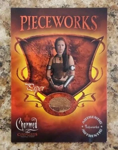 INKWORKS CHARMED CONNECTIONS PIECEWORKS HOLLY COMBS as PIPER PWC8 LEATHER SKIRT - Picture 1 of 2