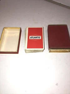 Vintage Atlantic Playing Cards Trains / Model Trains One Deck Used - Picture 1 of 4