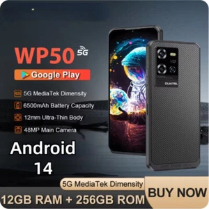 OUKITEL WP50 Rugged 5G Mobile Smartphone Android 14.0 Outdoor Unlocked 16+256GB - Picture 1 of 15
