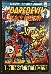 Daredevil #93 1972 Marvel Comics 4.5 VG+ GIL KANE TOM PALMER BLACK WIDOW COVER - Picture 1 of 14