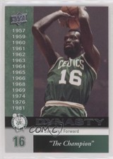 2008-09 Upper Deck Boston Celtics Dynasty Tom Sanders #BOS-11 HOF