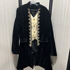 Mens Renaissance Coat Halloween Jacket Pirate Steampunk Costume Size Medium