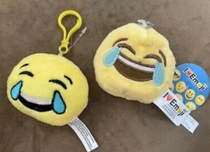 EMOJI BAG CHARM LAUGHING/CRYING & STRESS BEAN BAG SUPER CUTE ACCESSORY!! - Picture 1 of 2