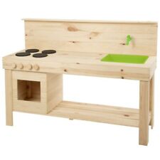 Esschert Design Spielzeugküche - Matschküche L 120 cm - Holz & Kunststoff