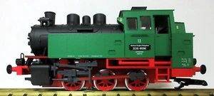 PIKO 37201 Industrial Loco BR80, Green/Red w/Lights - Picture 1 of 7