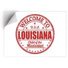 1 x Vinyl Sticker A4 - Welcome To Louisiana Mississipi USA #5996