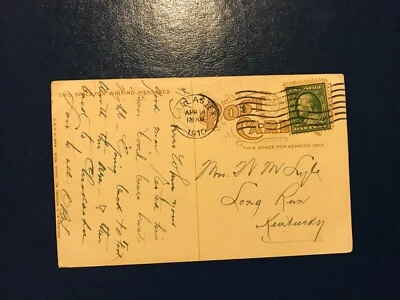 Post stamps 1 C Benjamin Franklin Postcard St George Hotel, dated 1910 - Image 1 of 3