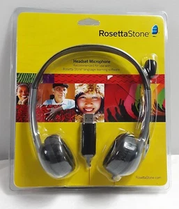 Rosetta Stone Headset Microphone USB for Language Learning Software Sealed NEW - Bild 1 von 5
