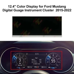 Pantalla a color de 12,4" para reparación de cuadro de instrumentos medidor digital Ford Mustang - Imagen 1 de 7