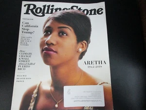 Rolling Stone Magazine October 2018-Aretha Franklin Cover - Picture 1 of 7