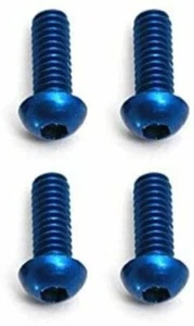 Team Associated 8546 FT Screws, 2 x 6 mm BHCS Blue Aluminum ASC8546 - Picture 1 of 1