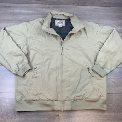 Chaqueta de agarre ligera Duluth Trading cremallera completa nailon para hombre XL beige caqui tostado Foto 1 de 4