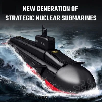 Bloques de construcción de montaje de submarinos nucleares militares 1324 piezas sin usar, en caja, hágalo usted mismo ladrillos juguete Foto 1 de 4