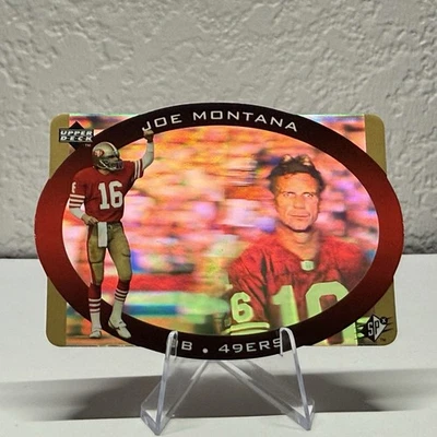 1996 SPX  Joe Montana #43 Gold Die-Cut - San Francisco 49ers - Image 1 of 4
