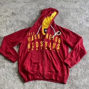 NFL Washington Redskins Hoodie rot Full Zip Größe M - Bild 1 von 4