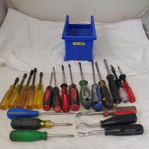 Lot of 21 Assorted Screwdrivers & Pry Tools Mixed Style LOT-1383 - Picture 1 of 10
