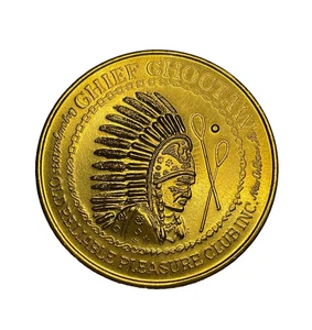 Chief Choctaw 1977 New Orleans Mardi Gras Doubloon Sing Along with Choctaw Token - Picture 1 of 2
