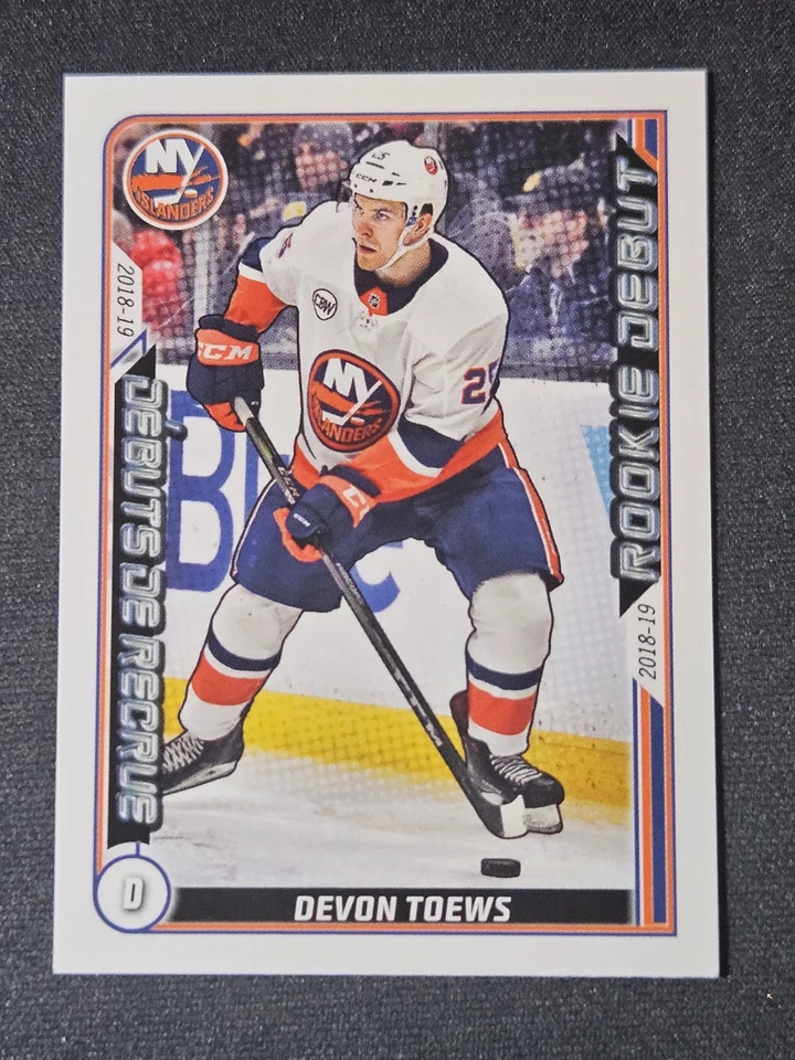 19-20 Topps Devon Toews Rookie 🚨🚨🚨 New York Islanders  - Image 1 of 2