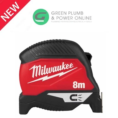 Milwaukee  **NEW GEN IV**  Magnetic Tape Measure 8 Metre Metric - Image 1 of 4