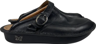 Zuecos sin cordones Alegria Sevilla de cuero negro para mujer - 42/US 11 Foto 1 de 4