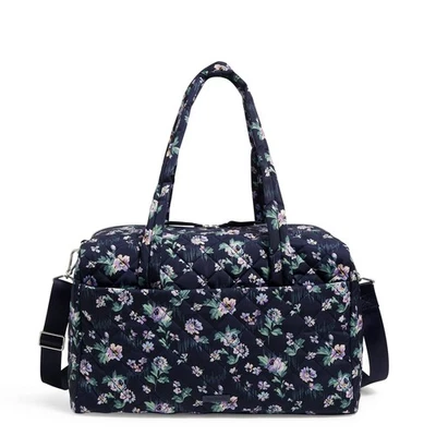 Bolso de Lona Vera Bradley Mujer Performance Sarga Mediano de Viaje, Jardín Azul Marino,... Foto 1 de 4