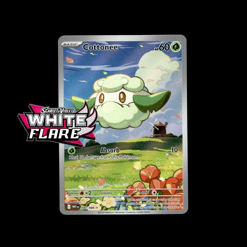 White Flare Pokemon Cards! Holo/Reverse Holo Rare Illustration Full Art SIR Card - Image 1 of 1