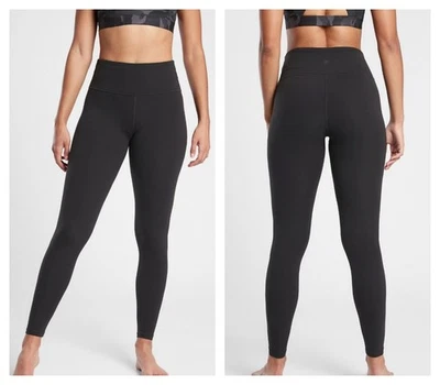 Athleta Power Up 7/8 Tight Black High Rise UPF 50+ Size Small New With Tag $74 - Image 1 of 4
