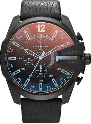 Diesel Reloj para hombre Mega Chief, inoxidable plateado de 59 mm, DZ4308 - Imagen 1 de 4