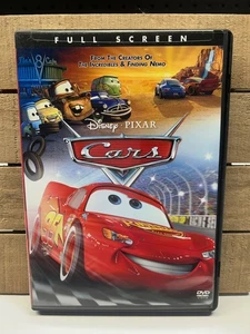 Cars DVD Full Screen Edition Walt Disney Pixar Route 66 Lightning McQueen Racing - Picture 1 of 2