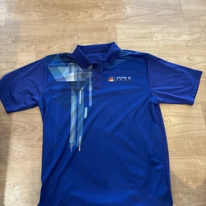 ANTIGUA Blue * NBC GOLF * Embroidered Logo Polo Shirt ~ Men's Size XL ~ X-Large - Picture 1 of 5