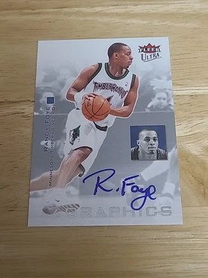 2007-08 Fleer Ultra Autographics Randy Foye #AU-RF Autograph $$$ - Image 1 of 2