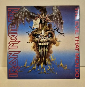 Iron Maiden – The Evil That Men Do / Prowler ’88 7" 1988 EMI EM 64 Free UK Post  - Foto 1 di 4