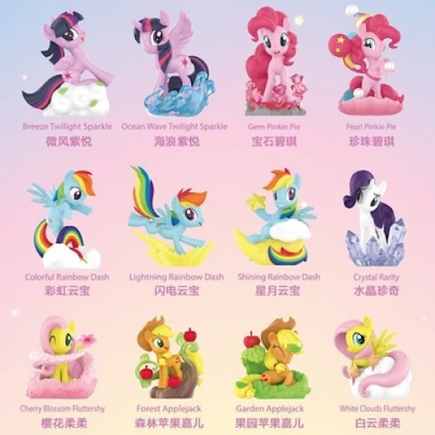 Genuine POPMART Pony Polly Nature Series Confirmed Blind Box Action Figures Cover