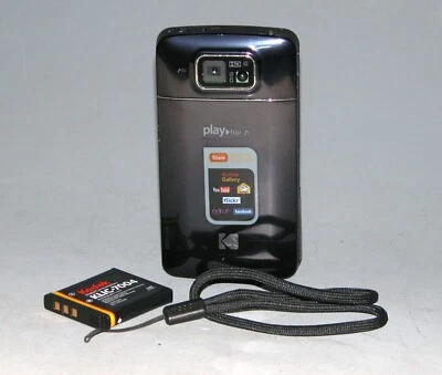 Kodak Zi10 Play Touch Pocket Video Camera - Black #2133 - Image 1 of 4
